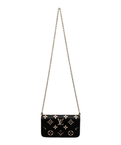 LOUIS VUITTON（ルイ ヴィトン）LOUIS VUITTON (ルイ ヴィトン) ポシェット・フェリシー ブラックの古着・服飾アイテム