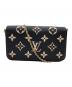 LOUIS VUITTON (ルイ ヴィトン) ポシェット・フェリシー ブラック：200000円
