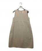 'S Max Maraエスマックスマーラ）の古着「ウールノースリーブワンピース」｜アイボリー