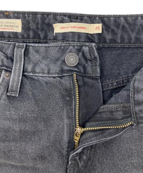 LEVI'S（リーバイス）LEVI'S (リーバイス) BAGGY DAD バレルジーンズ ブラック サイズ:SIZE 25の古着・服飾アイテム