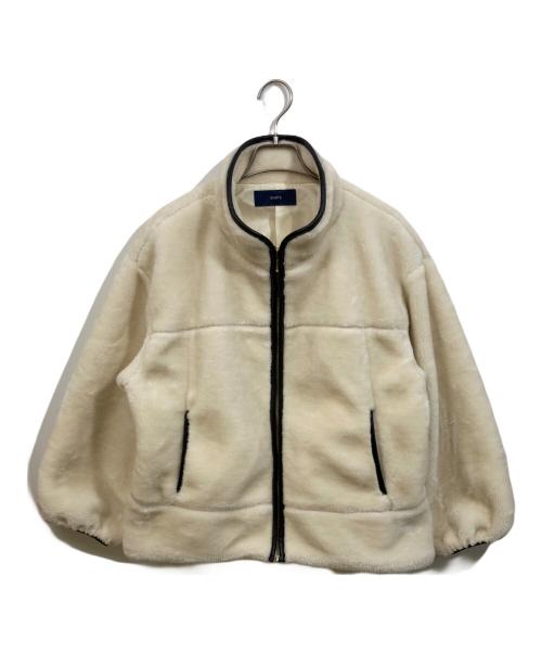 SHIPS（シップス）SHIPS (シップス) 高密度 ブライト ボア スタンドコート アイボリー サイズ:実寸をご確認くださいの古着・服飾アイテム