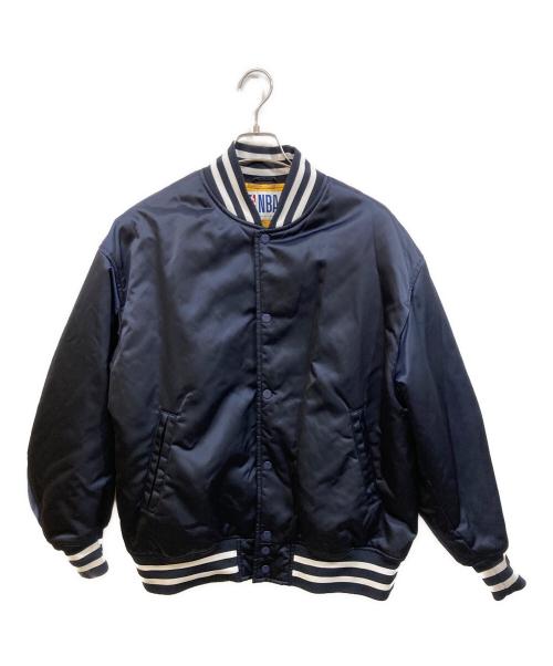 NBA（エヌビーエー）NBA (エヌビーエー) VARSITY JACKET ネイビー サイズ:SIZE Mの古着・服飾アイテム