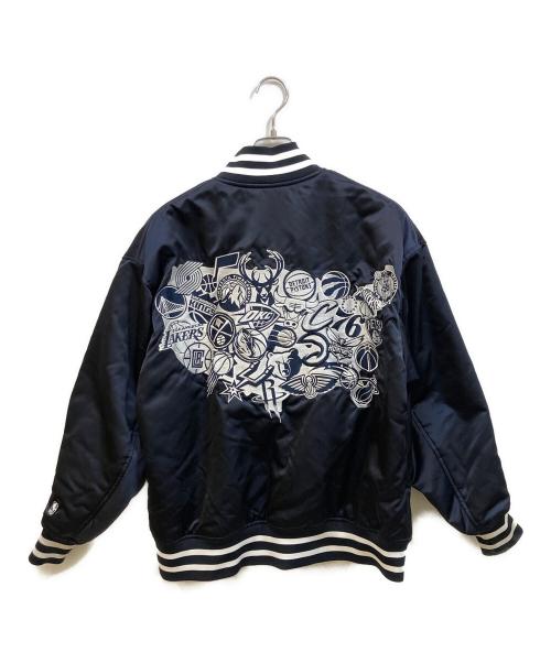 NBA（エヌビーエー）NBA (エヌビーエー) VARSITY JACKET ネイビー サイズ:SIZE Mの古着・服飾アイテム