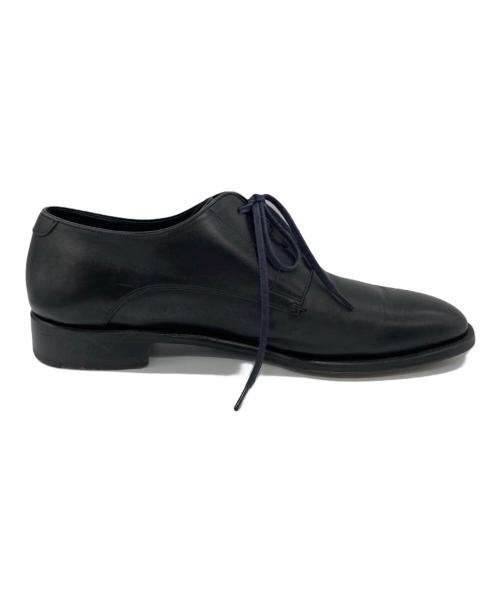 SHETLAND FOX（シェットランドフォックス）SHETLAND FOX (シェットランドフォックス) 外羽根レザーシューズ ブラック サイズ:SIZE 7　1/2の古着・服飾アイテム