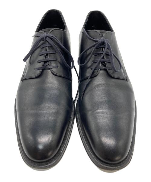 SHETLAND FOX（シェットランドフォックス）SHETLAND FOX (シェットランドフォックス) 外羽根レザーシューズ ブラック サイズ:SIZE 7　1/2の古着・服飾アイテム