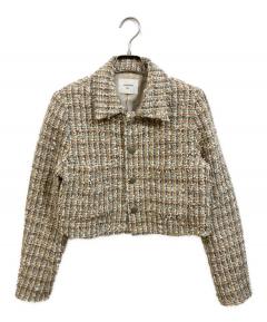 中古・古着通販】AMERI (アメリ) 2WAY REVERSIBLE BOA JACKET ベージュ