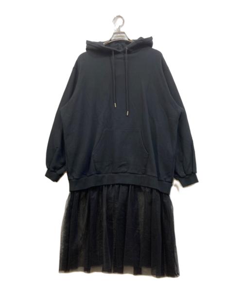 Candy Stripper（キャンディーストリッパー）Candy Stripper (キャンディーストリッパー) フーディーワンピース ブラック サイズ:SIZE 2の古着・服飾アイテム