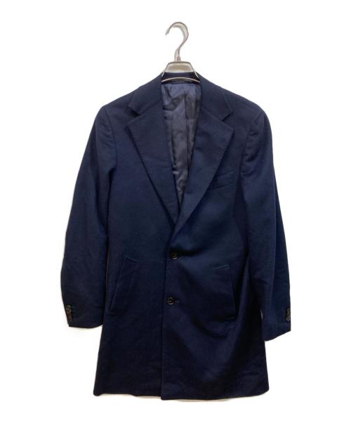 SUITSUPPLY（スーツサプライ）SUITSUPPLY (スーツサプライ) COLOMBO (コロンボ) カシミヤチェスターコート ネイビー サイズ:SIZE 46の古着・服飾アイテム