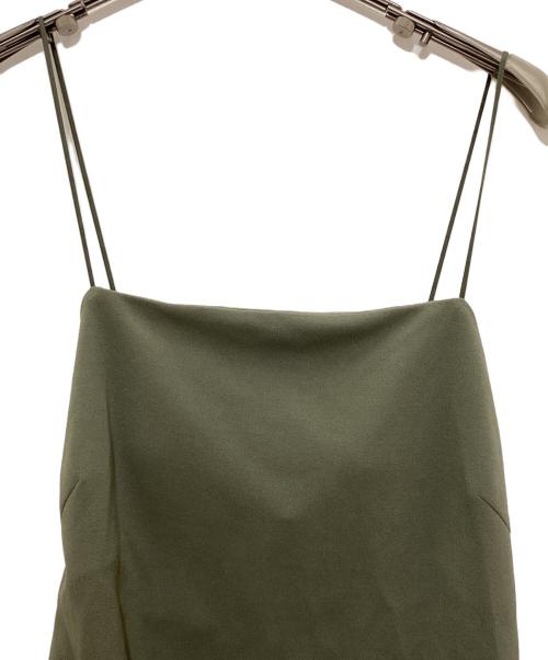 MIESROHE（ミースロエ）MIESROHE (ミースロエ) キャミソールワンピース 黄緑 サイズ:SIZE 0の古着・服飾アイテム