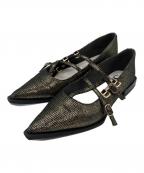 SY UNITED ARROWSシーユナイテッドアローズ）の古着「ストラップパンプス」｜ブラウン