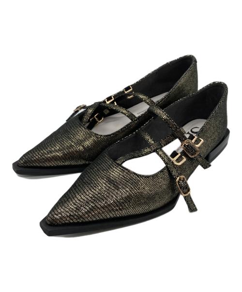 SY UNITED ARROWS（シーユナイテッドアローズ）SY UNITED ARROWS (シーユナイテッドアローズ) ストラップパンプス ブラウン サイズ:SIZE 22.5cmの古着・服飾アイテム