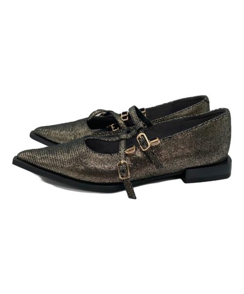 SY UNITED ARROWS（シーユナイテッドアローズ）SY UNITED ARROWS (シーユナイテッドアローズ) ストラップパンプス ブラウン サイズ:SIZE 22.5cmの古着・服飾アイテム