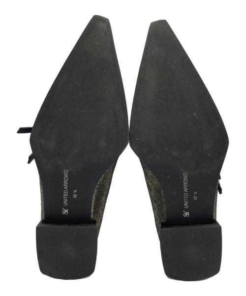 SY UNITED ARROWS（シーユナイテッドアローズ）SY UNITED ARROWS (シーユナイテッドアローズ) ストラップパンプス ブラウン サイズ:SIZE 22.5cmの古着・服飾アイテム