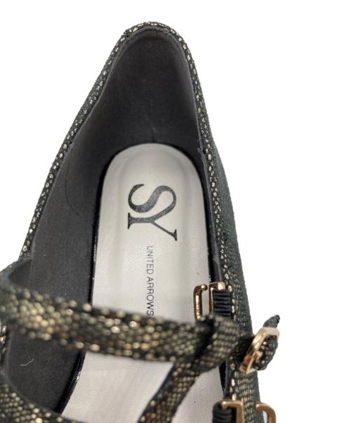 SY UNITED ARROWS（シーユナイテッドアローズ）SY UNITED ARROWS (シーユナイテッドアローズ) ストラップパンプス ブラウン サイズ:SIZE 22.5cmの古着・服飾アイテム