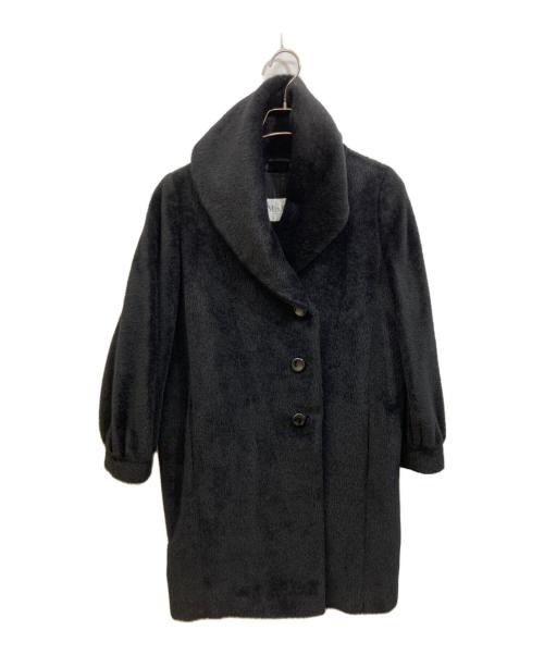 MaxMara（マックスマーラ）MaxMara (マックスマーラ) アルパカウール混コート ブラック サイズ:SIZE 42の古着・服飾アイテム