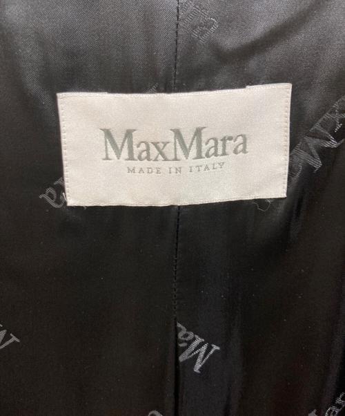 MaxMara（マックスマーラ）MaxMara (マックスマーラ) アルパカウール混コート ブラック サイズ:SIZE 42の古着・服飾アイテム