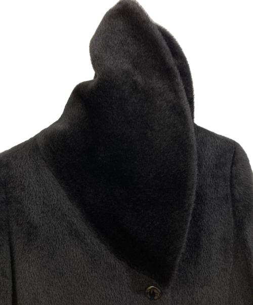 MaxMara（マックスマーラ）MaxMara (マックスマーラ) アルパカウール混コート ブラック サイズ:SIZE 42の古着・服飾アイテム