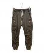 RICK OWENSリックオウエンス）の古着「カーゴジョグスウェットロングパンツ」｜ブラウン