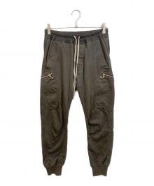 RICK OWENS（リックオウエンス）の古着「カーゴジョグスウェットロングパンツ」｜ブラウン