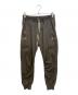 RICK OWENS（リックオウエンス）の古着「カーゴジョグスウェットロングパンツ」｜ブラウン