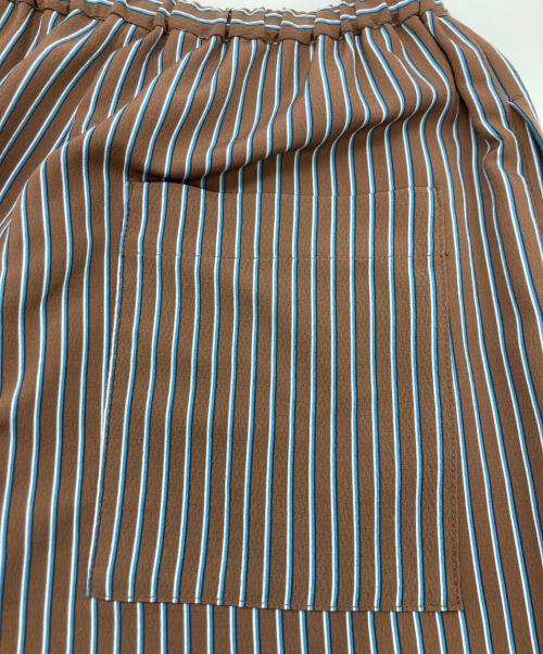 SLOBE IENA（スローブ イエナ）SLOBE IENA (スローブ イエナ) マルチストライプイージーパンツ ベージュ サイズ:SIZE 36の古着・服飾アイテム