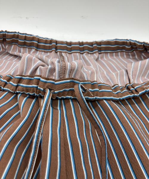 SLOBE IENA（スローブ イエナ）SLOBE IENA (スローブ イエナ) マルチストライプイージーパンツ ベージュ サイズ:SIZE 36の古着・服飾アイテム