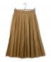 VERMEIL par iena（ヴェルメイユ パー イエナ）の古着「綿麻ランダムプリーツスカート」｜ベージュ