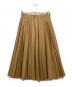 VERMEIL par iena (ヴェルメイユ パー イエナ) 綿麻ランダムプリーツスカート ベージュ サイズ:SIZE 38：5000円