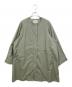 23区（ニジュウサンク）の古着「ライトツイル ノーカラーコート」｜カーキ