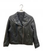 23区ニジュウサンク）の古着「シープレザーライダースジャケット」｜ブラック