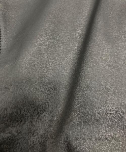23区（ニジュウサンク）23区 (ニジュウサンク) シープレザーライダースジャケット ブラック サイズ:SIZE 50の古着・服飾アイテム