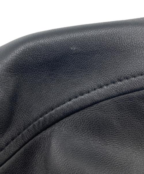 23区（ニジュウサンク）23区 (ニジュウサンク) シープレザーライダースジャケット ブラック サイズ:SIZE 50の古着・服飾アイテム
