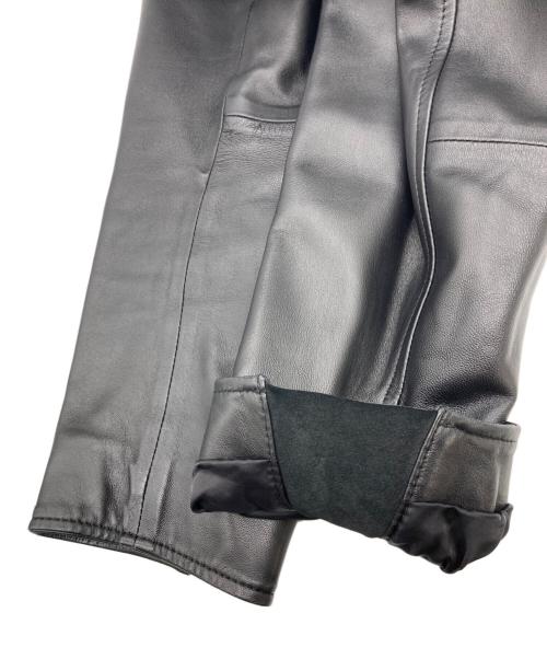 23区（ニジュウサンク）23区 (ニジュウサンク) シープレザーライダースジャケット ブラック サイズ:SIZE 50の古着・服飾アイテム