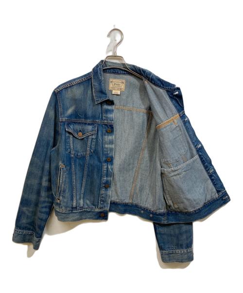 POLO RALPH LAUREN（ポロ・ラルフローレン）POLO RALPH LAUREN (ポロ・ラルフローレン) デニムジャケット インディゴ サイズ:Lの古着・服飾アイテム