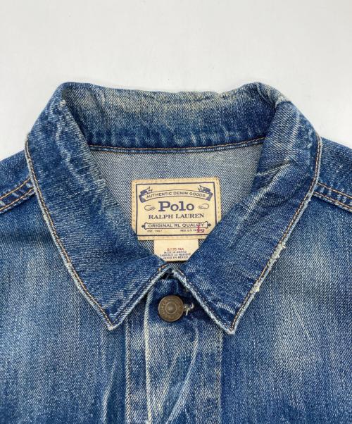 POLO RALPH LAUREN（ポロ・ラルフローレン）POLO RALPH LAUREN (ポロ・ラルフローレン) デニムジャケット インディゴ サイズ:Lの古着・服飾アイテム