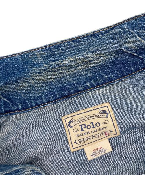 POLO RALPH LAUREN（ポロ・ラルフローレン）POLO RALPH LAUREN (ポロ・ラルフローレン) デニムジャケット インディゴ サイズ:Lの古着・服飾アイテム