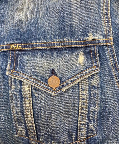 POLO RALPH LAUREN（ポロ・ラルフローレン）POLO RALPH LAUREN (ポロ・ラルフローレン) デニムジャケット インディゴ サイズ:Lの古着・服飾アイテム
