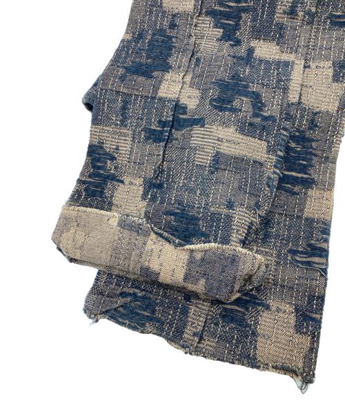 MINUS（マイナス）MINUS (マイナス) BORO SINGUNATATURE TROUSERS ネイビー サイズ:SIZE 46の古着・服飾アイテム