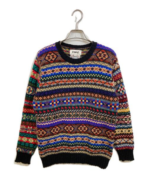 YMC（ユーマストクリエイト）YMC (ユーマストクリエイト) Jamieson’s Knitwear (ジャミーソンズニットウェア) ノルディック柄セーター マルチカラー サイズ:SIZE Sの古着・服飾アイテム