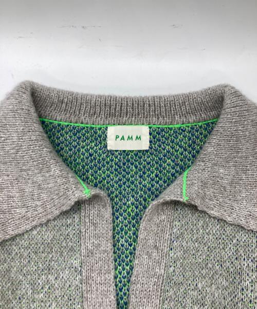 PAMM（パム）PAMM (パム) スキッパーニット グレー サイズ:SIZE Freeの古着・服飾アイテム