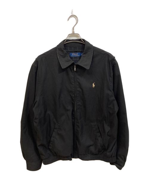 POLO RALPH LAUREN（ポロ・ラルフローレン）POLO RALPH LAUREN (ポロ・ラルフローレン) スイングトップ ブラック サイズ:SIZE Lの古着・服飾アイテム