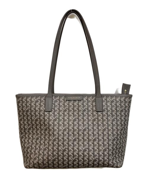 TORY BURCH（トリーバーチ）TORY BURCH (トリーバーチ) エバーレディ ジップ トートバッグ バッグ グレーの古着・服飾アイテム