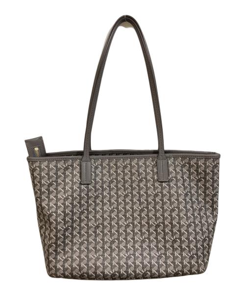 TORY BURCH（トリーバーチ）TORY BURCH (トリーバーチ) エバーレディ ジップ トートバッグ バッグ グレーの古着・服飾アイテム