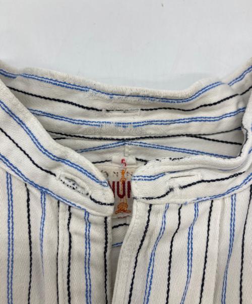 MONUMENT（モニュメント）MONUMENT (モニュメント) グランパシャツ ホワイト サイズ:	SIZE 5の古着・服飾アイテム