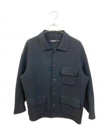+J（プラスジェイ）の古着「ダブルフェイスオーバーサイズワークジャケット」｜ブラック