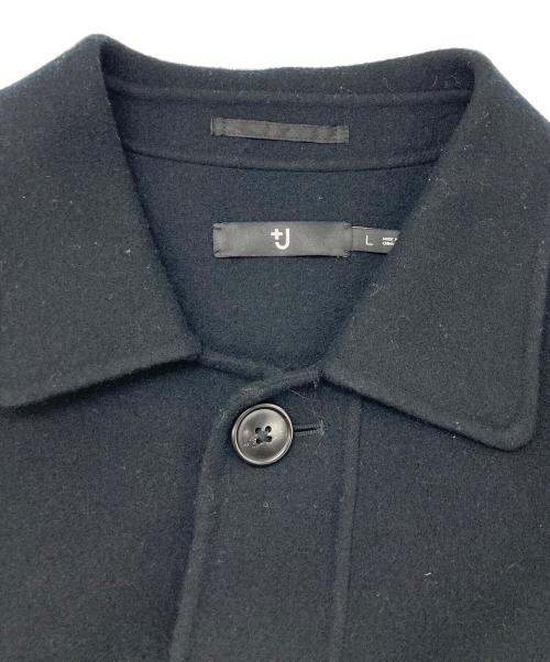 +J（プラスジェイ）+J (プラスジェイ) ダブルフェイスオーバーサイズワークジャケット ブラック サイズ:SIZE Lの古着・服飾アイテム