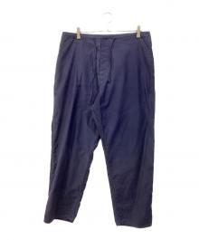 BLURHMS（ブラームス）の古着「Light Moleskin Easy Work Pants」｜ネイビー