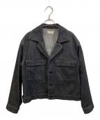 Toironierトワロニエ）の古着「Denim Trucker Jacket」｜グレー