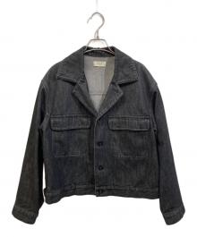 Toironier（トワロニエ）の古着「Denim Trucker Jacket」｜グレー