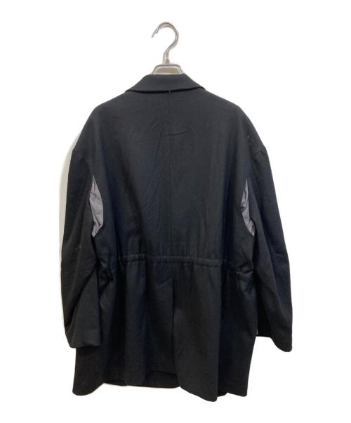 YOKE（ヨーク）YOKE (ヨーク) WOOL FLANNEL 11XL JACKET COAT ブラック サイズ:SIZE 2の古着・服飾アイテム